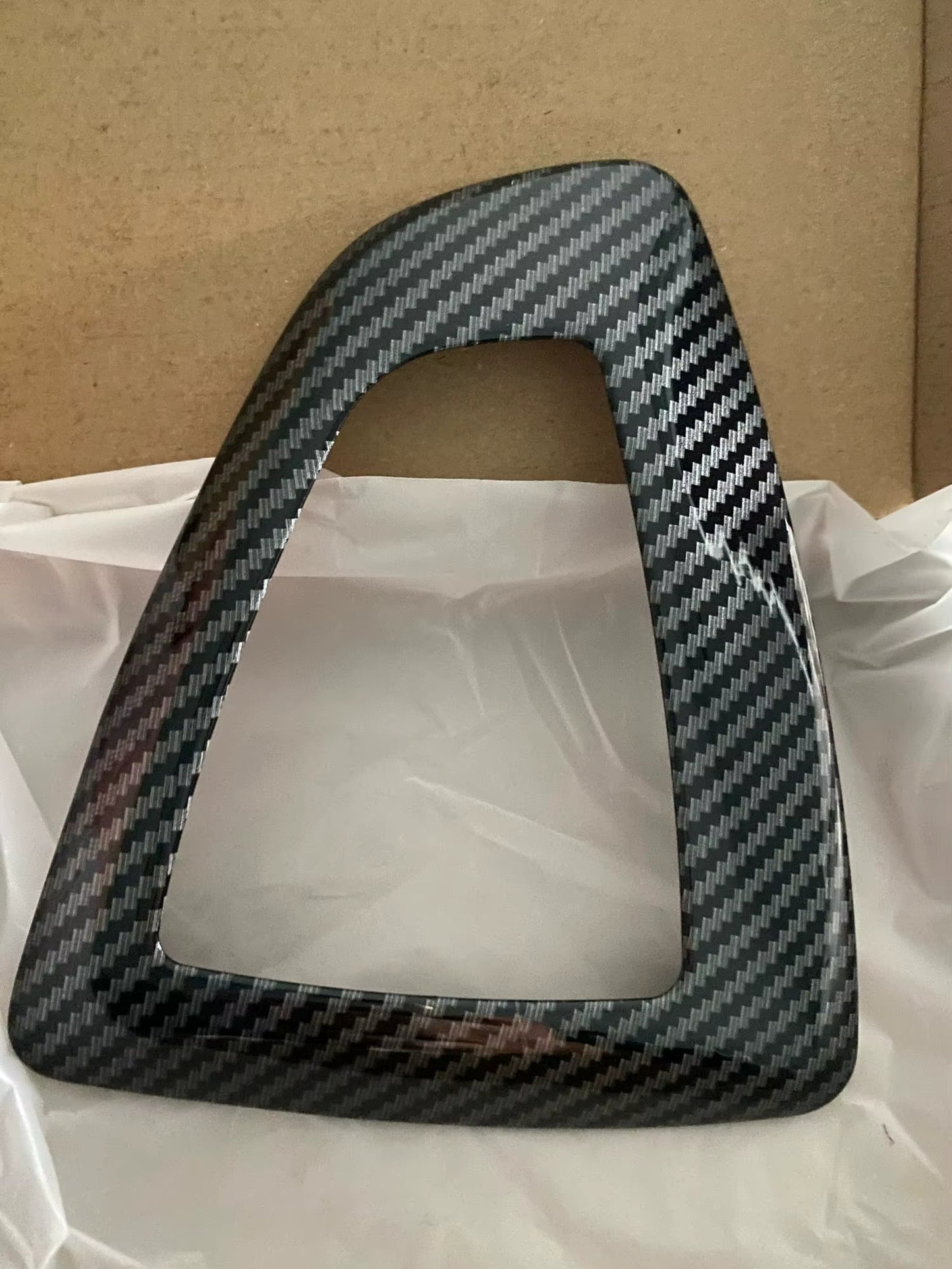 BMW Carbon Fiber Gear Shift Knob Panel Cover Trim for BMW 1-4 Series F20-F36