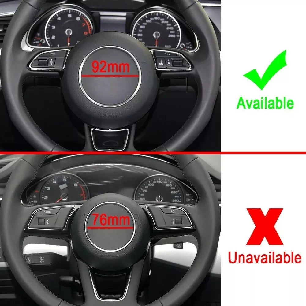 Audi Steering Wheel Ring Trim Cover – Black