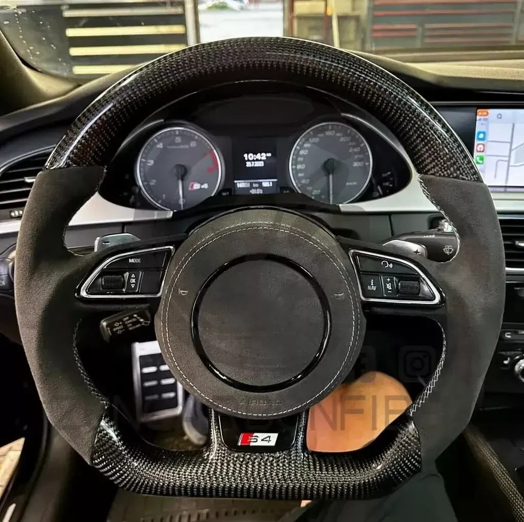 Audi Steering Wheel Ring Trim Cover – Black
