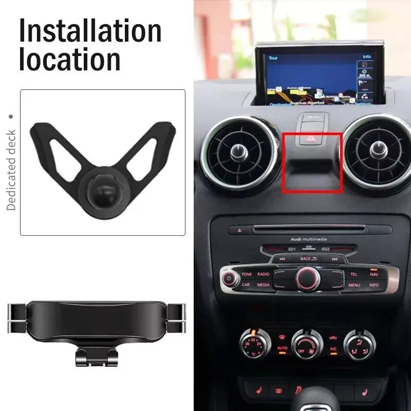 Car Phone Holder for Audi A1 Sportback (2011-2019) | Air Vent Mount GPS | Hands-Free