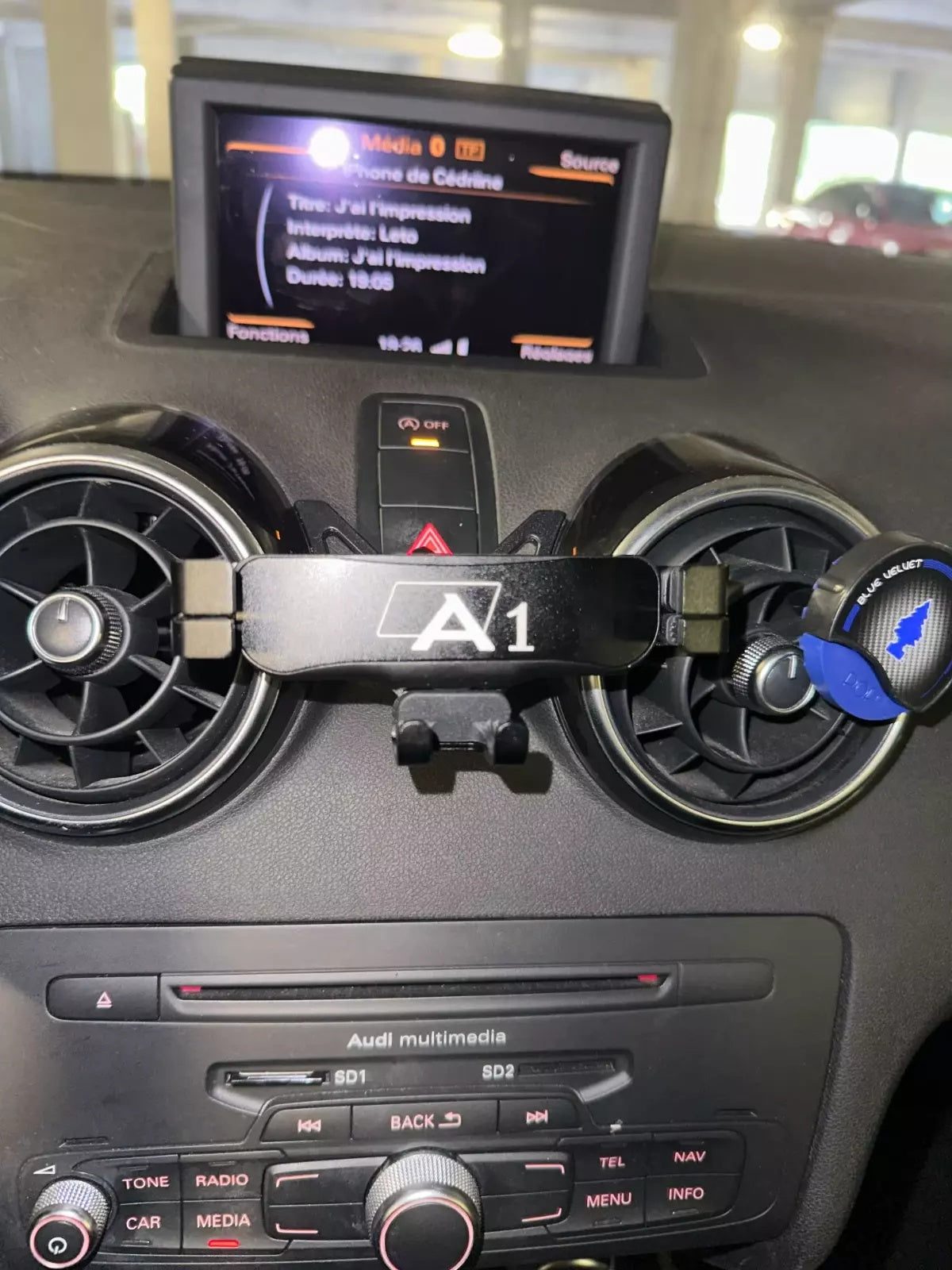 Car Phone Holder for Audi A1 Sportback (2011-2019) | Air Vent Mount GPS | Hands-Free