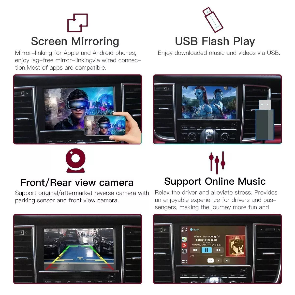 Porsche Apple CarPlay & Android Auto Upgrade Kit (PCM 3.1)