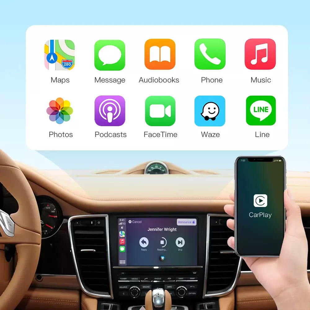 Porsche Apple CarPlay & Android Auto Upgrade Kit (PCM 3.1)