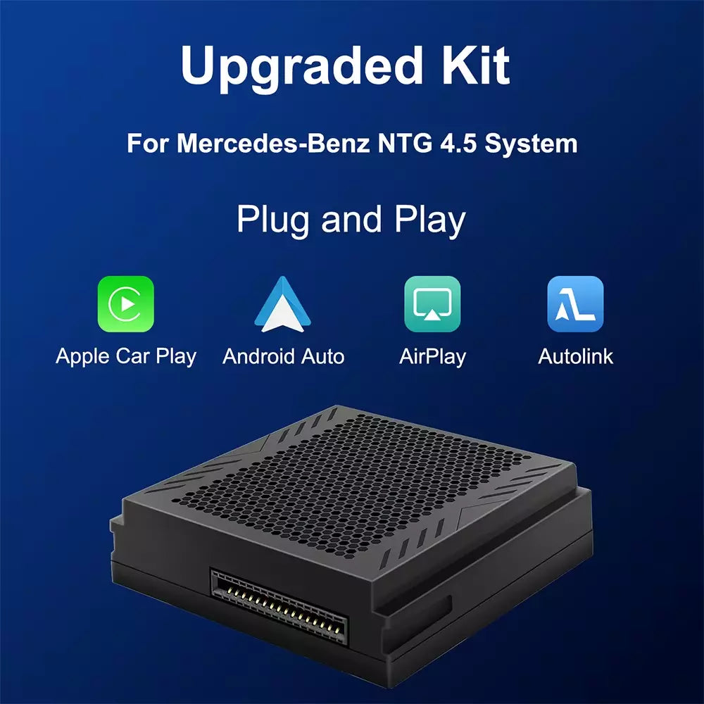 Mercedes Wireless Apple Carplay Android Auto Retrofit - A/B/C Class NTG 4.5 Becker Map