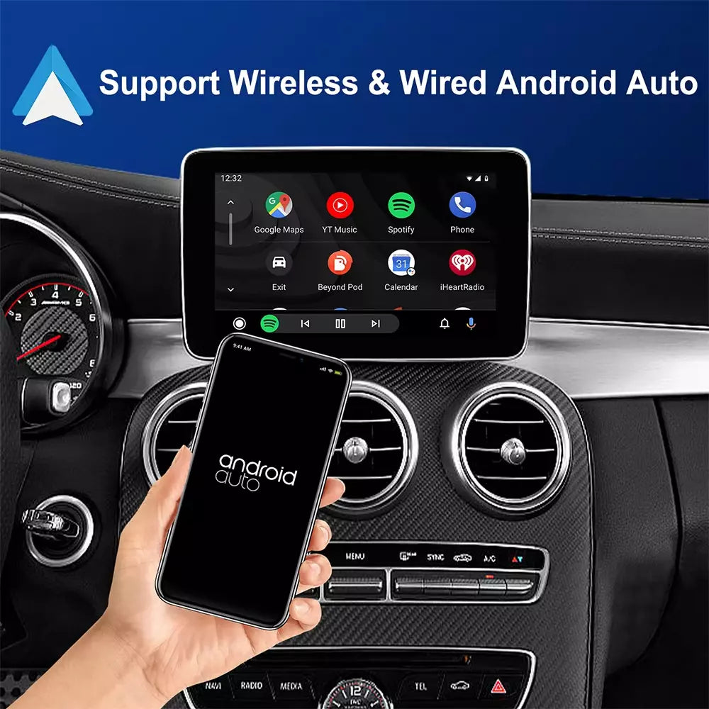 Mercedes Wireless Apple Carplay Android Auto Retrofit - A/B/C Class NTG 4.5 Becker Map