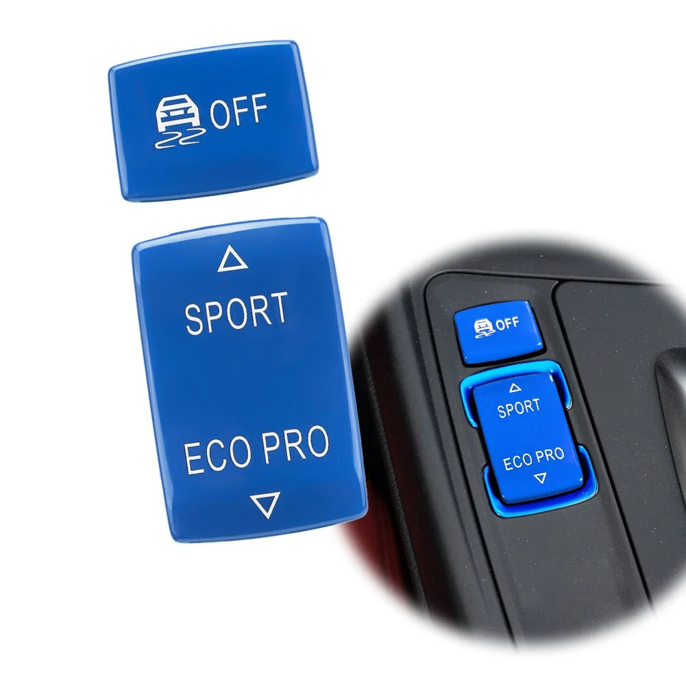 BMW Blue Sport Eco Pro DSC Centre Console Buttons - Fits F20 F21 F22 F23 F30 F32 F33 F36