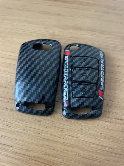 Audi Car Key Case Cover - Carbon Design for A1 A3 A4 A5 S3 S4 Q3 Q5 Q7 TT RS