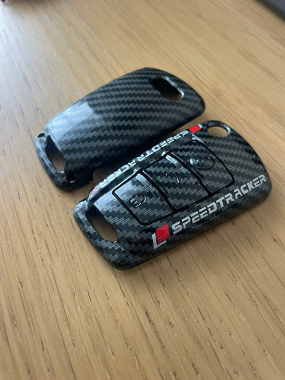 Audi Car Key Case Cover - Carbon Design for A1 A3 A4 A5 S3 S4 Q3 Q5 Q7 TT RS