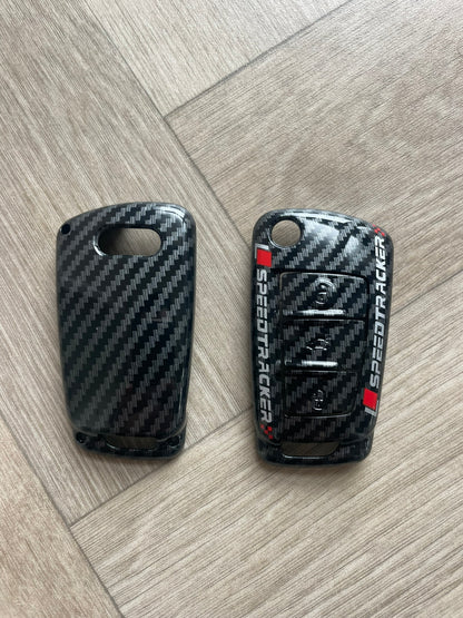 Audi Car Key Case Cover - Carbon Design for A1 A3 A4 A5 S3 S4 Q3 Q5 Q7 TT RS