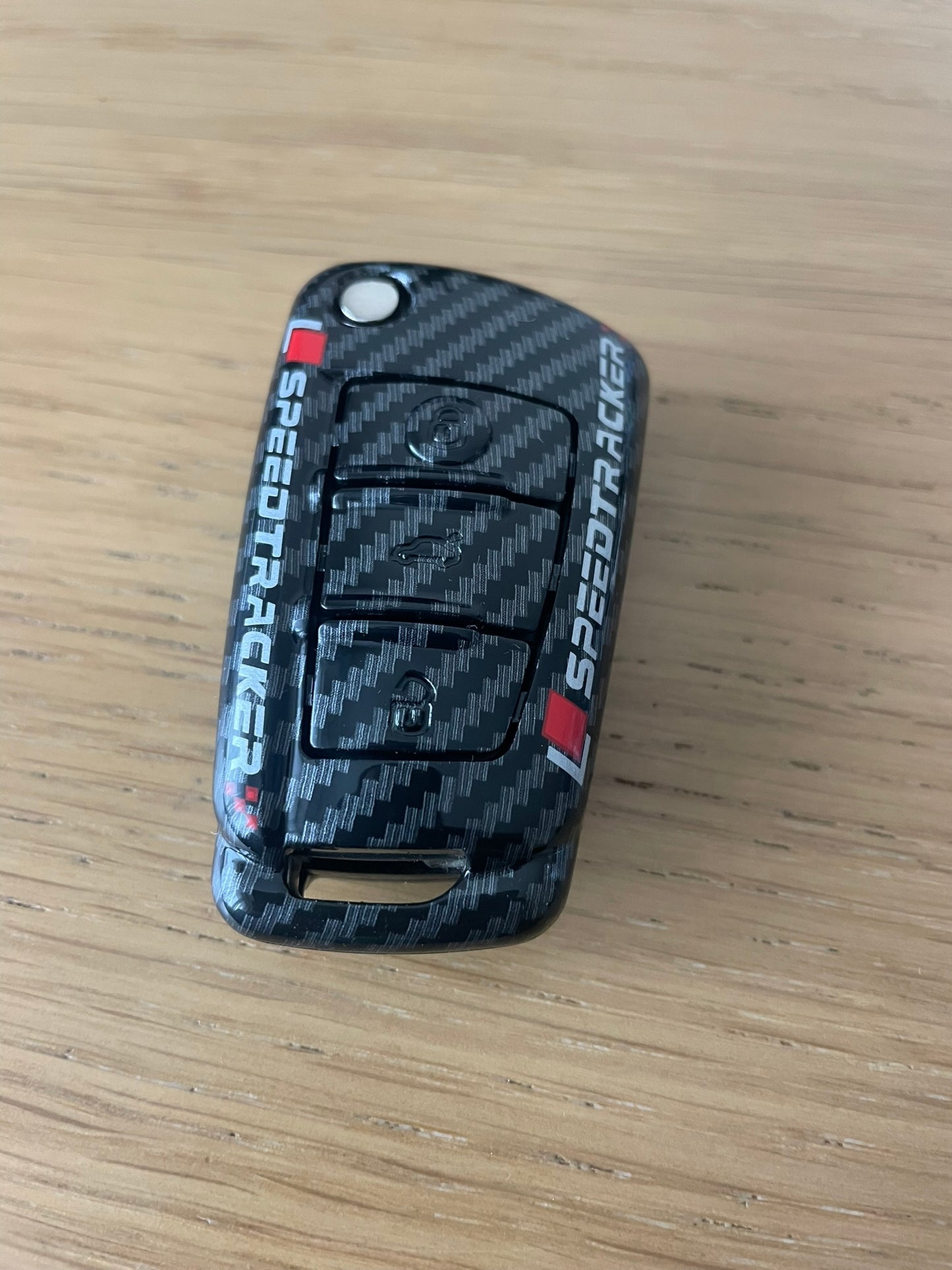 Audi Car Key Case Cover - Carbon Design for A1 A3 A4 A5 S3 S4 Q3 Q5 Q7 TT RS