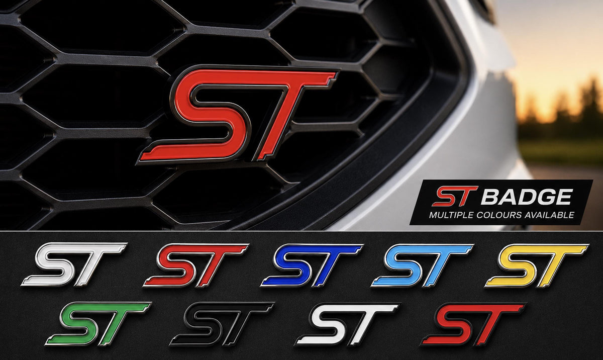 Ford ST front & rear badge | st grille emblem | focus st fiesta st | multiple colours available
