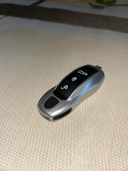 Porsche Key Cover | Carbon Fibre Key Case | Custom Key Fob Cover | 911 Macan Cayenne Panamera Taycan Boxster Cayman
