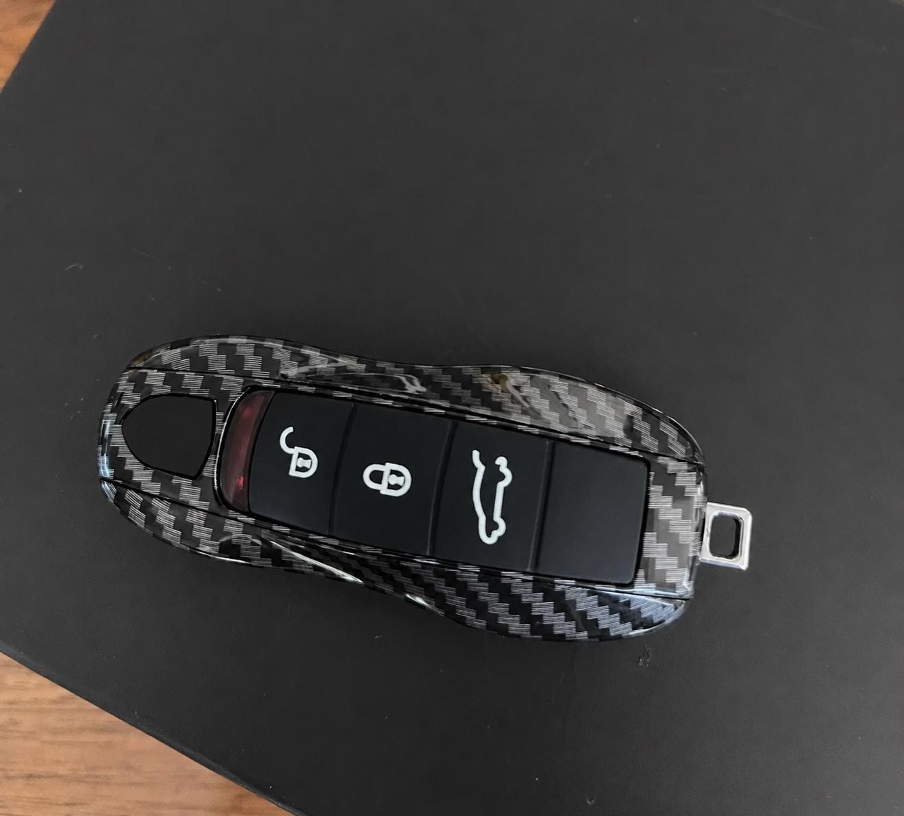 Porsche Key Cover | Carbon Fibre Key Case | Custom Key Fob Cover | 911 Macan Cayenne Panamera Taycan Boxster Cayman