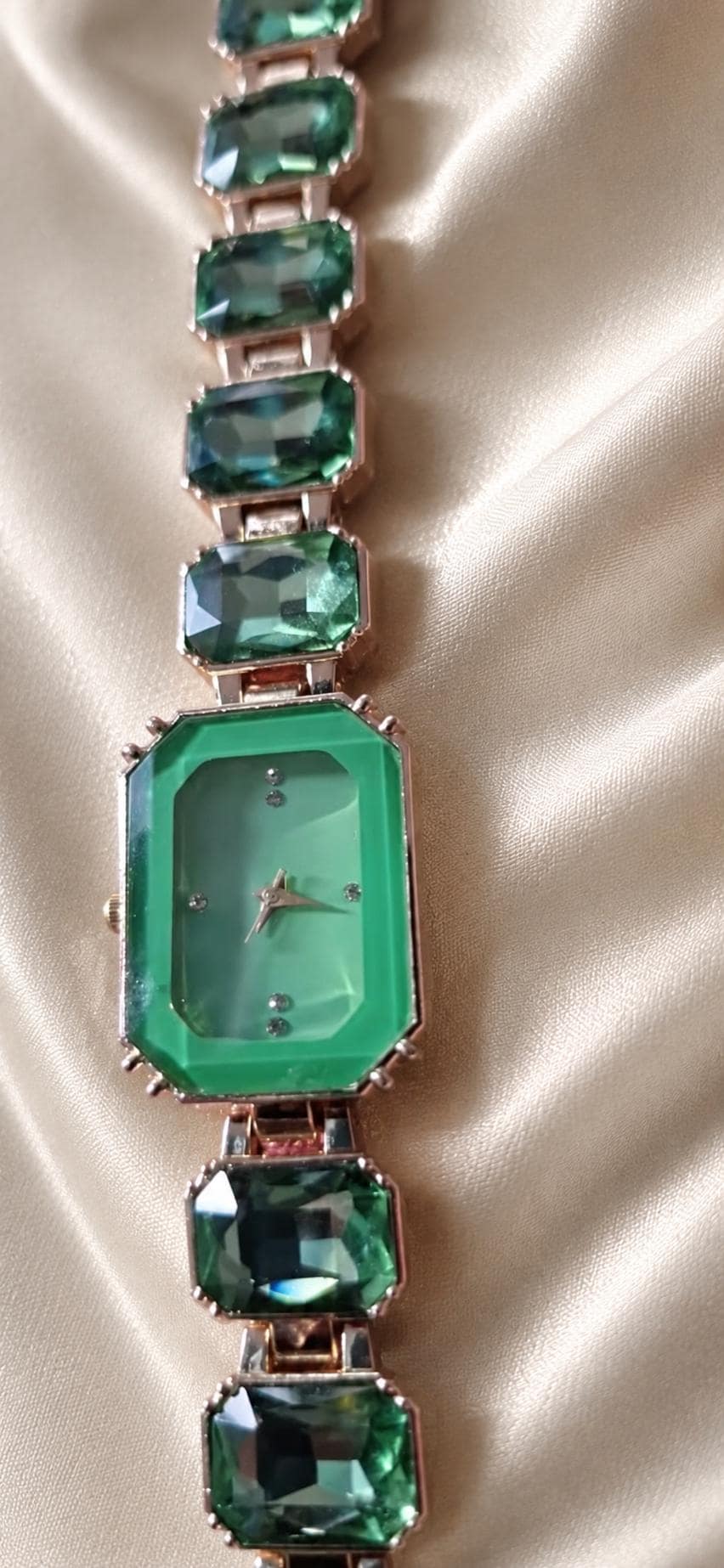 Women’s Crystal Bracelet Watch | Gold Jewellery Watch | Elegant Quartz Wrist Watch | Gift for Her