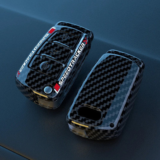 Audi Car Key Case Cover - Carbon Design for A1 A3 A4 A5 S3 S4 Q3 Q5 Q7 TT RS