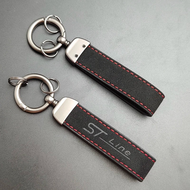 Ford ST Line Suede Leather Keychain – Fiesta, Focus, puma, Edge, fiesta ST