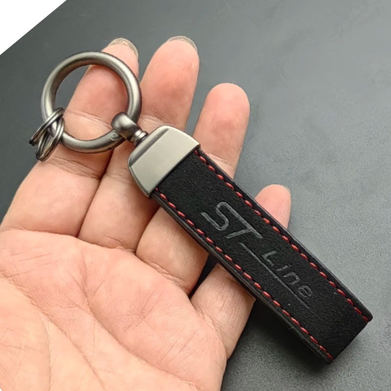 Ford ST Line Suede Leather Keychain – Fiesta, Focus, puma, Edge, fiesta ST