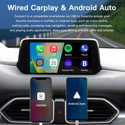 Mazda Apple Carplay & Android Auto Kit  USB-C CX5 CX3 CX9 MX5 Mazda 6 Mazda 3