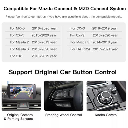 Mazda Apple Carplay & Android Auto Kit  USB-C CX5 CX3 CX9 MX5 Mazda 6 Mazda 3